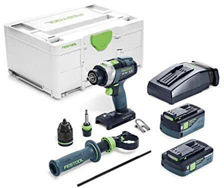 Festool Cordless Percussion Drill TPC 18/4 5,0/4,0 I-Plus QUADRIVE