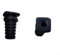 SPORTARC Cable Sleeve, Rubber Strain Relief Cord Protector, 5mm-Black