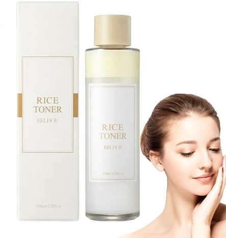 Rice Toner,Rice Pure Essential Toner,Rice Toner Gesichtswasser,TonerKoreanische Hautpflege,Natürliche Feuchtigkeitscreme Glow Essence,Rice Toner Facial Toner,Tiefe Hydratation Feuchtigkeits