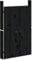 vidaXL Puertas para Cocina Exterior Madera Maciza Pino Negro 50x9x82cm