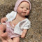 Abenduot 15 Pouces Plein Silicone poupée Corps anatomiquement Correct poupées de Fille de bébé réaliste Nouveau-né poupées de bébé