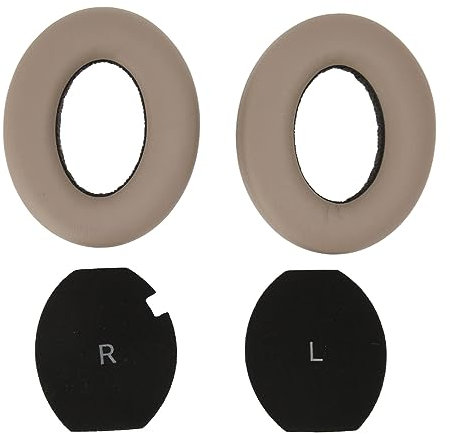 Miskall Replacement Ear Pads for Sennheiser Momentum 4 Wireless Headphones Ear Cushions, Ear Covers, Headset Earpads (Protein Leather/Brown)