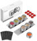 HOMGEN Lot de 8 boîtes à épices magnétiques de 100 ml avec couvercles et étiquettes en acier inoxydable - À coller sur le réfrigérateur - Couvercle transparent - Pour la cuisine