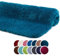 liebling Superior Badteppich mit Anti-Rutsch-Beschichtung, 100% Polyester (Mikrofaser), 70 x 120 cm, 30 Grad waschbar, Fußbodenheizung geeignet, Farbe: Petrol