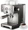 Annuod 15Bar Coffee Machine, 1450W Semi-Automatic Espresso Machine Double Cup Funnel Coffee Maker With Milk Frother, Pre-Soaking Function,Pressure Gauge Control,1.7L Water Tank
