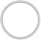 Silicone Sealing Rings Compatible for Instant Pot 6 Quart Pressure Cookers, 1 Pcs Replacement Silicone Gasket Seal Rings Fit IP-DUO60, DUO50, LUX60, LUX50, CSG60, CSG50, for 5/6 Qt InstaPot, Clear