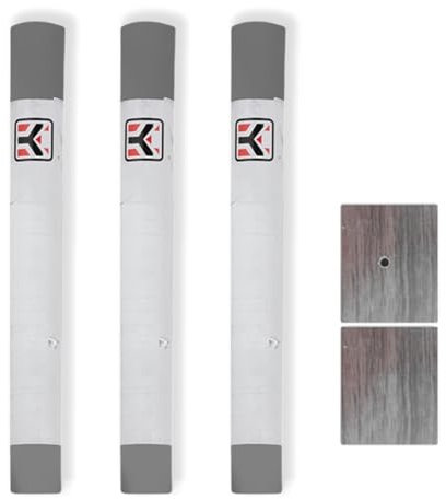 3 PCS Furniture Repair Crayons,Wax Filler Sticks for Wood Repair,Wood Filler Touch Up Pens Furniture Repair Markers and Wax Sticks Grey Series Furniture,Paint Touch Up Pen,Floorboard Gap Filler