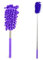 Lizzy Extendable Microfiber Duster | Telescopic Pole Extend to 74cm making it easy to reach those tricky areas | Washable, Hand Duster for Cleaning High Ceiling Fans, Cars, Blinds, Cobweb (1, Purple)