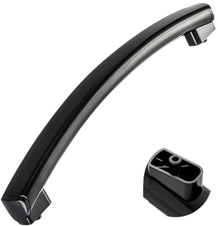 XIIW Upgraded WB15X24435 Microwave Oven Door Handle Compatible with General Electric GE Hotpoint Microwave