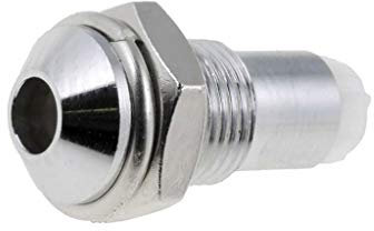 SMQ1 069 Fassung für LEDs 3mm Chrom Metall konvex SIGNAL-CONSTRUCT