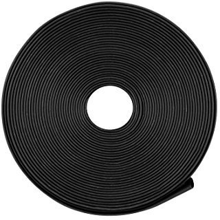 sourcing map Heat Shrink Tubing 11mm Dia 17mm Flat Width 2:1 Heat Shrink Tube Wire Wrap 16ft Black