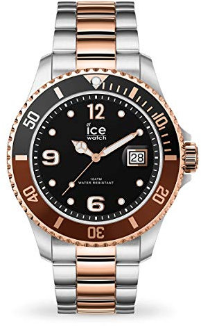 Ice-Watch - ICE steel Chic silver rose-gold - Orologio soldi da Uomocon Cinturino in metallo - 016548 (Large)