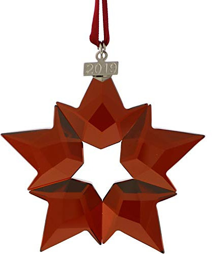 Swarovski Crystal Red Star Holiday Ornament Annual Edition 2019