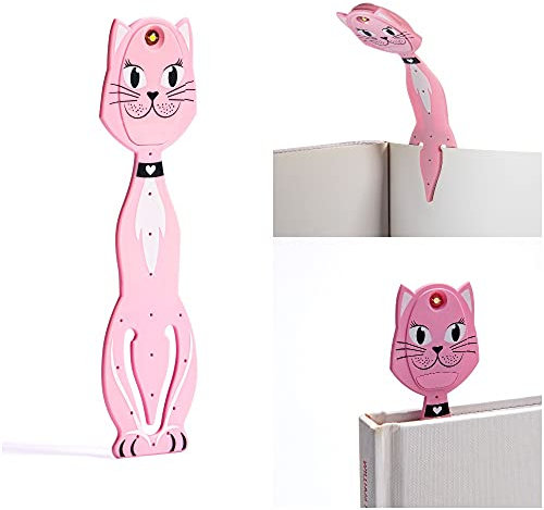 Gifts for Readers & Writers Luz de Lectura Flexilight Pal | Marcador y Luz de Lectura 2 en 1 | Lámpara LED con Clip | Luz de Libro para Leer para Niños, Adultos | Accesorios Libros | Regalo Lectores