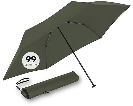 Doppler Taschenschirm Zero,99 Flat I Ultra leichter Regenschirm I Kleiner Schirm I Mini Regenschirm I Leicht zu Öffnen I Flach & kompakt I Taschenregenschirm windproof