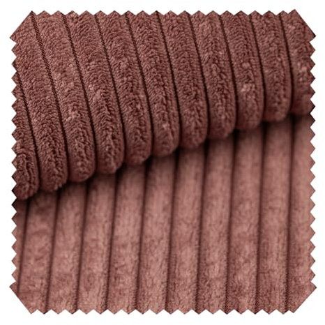 novely® PORTO - Polsterstoff in Breitcord-Optik - Ultraweicher Möbelstoff - Pflegeleichte Meterware 1 lfm Farbe: 29 Rose