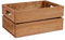 HW HOLZKISTEN-WELT Holzkiste Braun ohne Aufdruck - Stiege Steige Geschenkverpackung Präsentkorb Geschenk