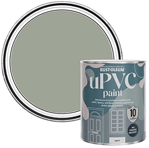 Rust-Oleum Green uPVC Door and Window Paint in Matt Finish - Tea Leaf 750ml