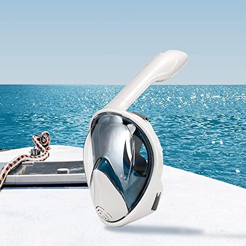 ATAAY Taucherbrille Schnorchelausrüstung, Vollgesichts-Tauchermaske, Anti-Fog-Brille mit Kamerahalterung, Unterwasser-Weitsicht-Schnorchel-Schwimmmaske für Erwachsene und Jugendliche