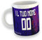 Forza Viola Tazza Mug in Ceramica Personalizza con Nome e Numero Colazione Idea Regalo Squadra del Cuore Tifosi Giglio Firenze 1926 Papà Nonno Natale Compleanno Calcio Pallone Italia