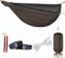 Onewind 3,4 m Camping-Hängematte mit Moskitonetz und verstellbarer Ridgeline, leichte tragbare Doppel-Hängematte mit Baumgurten und Insektennetz, ideal für Camping, Wandern, Rucksackreisen, Coyote