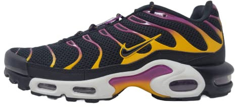 Nike Air Max Plus TN1 Tuned Men's Sneaker, Black/Black-University Gold, 11 M US