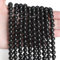XIANNVXI 8mm Round Loose Black Obsidian Beads for Crafting Crystal Black Beads for Jewelry Making Bracelet Making 47 Pcs