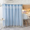 Treer Bettvorhang Hochbett Etagenbett, Blackout Vorhänge Staubdicht Betthimmel Hochbett Etagenbett Kinder Bettzelt Schlafsaal Bettvorhänge für Studentenwohnmein Kinderzimmer (1.5x2M,Blau)