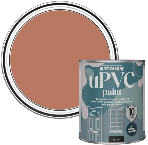 Rust-Oleum Red uPVC Door and Window Paint In Gloss Finish - Siena 750ml