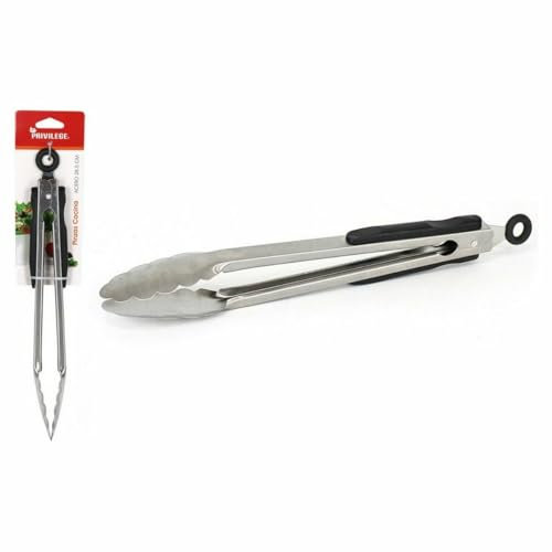 Privilege Pinze da cucina in acciaio inox 31 x 4 x 4 cm (24 pezzi)