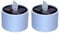 XNSHUN Solar Teelichter, 2 Stück Solar LED Kerze Außen Wasserdicht Kerzen, Flammenlose Kerzenlicht Solar, Romantische Deko Für Party Laterne Garten Outdoor Camping (2 Stück)
