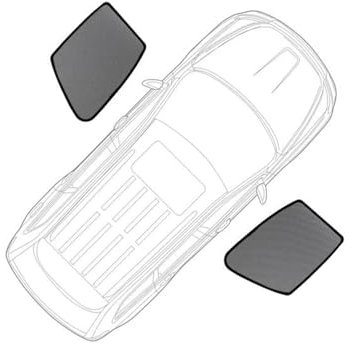 DZSQTUND Auto-Sonnenschutz Für Nissan Für Patrol Y62 Für Nismo 2015-2024 Seite Sonnenschirm Magnetische Sonnenschutz Sonnenschutz Sonnenschirm Kinder Vorhänge Auto Sonnenblende(2PCS Front)