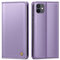 AIMOYU Handyhülle für iPhone 12 Hülle,Premium Lederhülle Schutzhülle Tasche für iPhone 12 Pro Hülle Wallet Kartenfach Standfunktion Klappbar Flip Case für iPhone 12/12 Pro Hülle,Lila