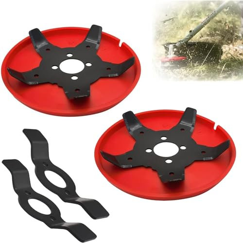 2 Pack Grass Trimmer Cutter Head,Universal Weeding Disc,Weeder Plate Blades,Weeding Disc Trimmer,Five Teeth For Paddy Fields, Two Teeth for Dry Land, Dual-Purpose Plate Accessories for Replacement