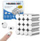 MAGABALLNET 60 Stück Mini Starke Magnete, 12×3mm Kühlschrankmagnete, Kleine Neodym Magnete für Pinnwände, Kühlschränke, Handwerk, Büro, Küche