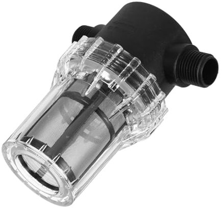 COSMEVIVI Filtro Per Acqua Da Giardino 4/4 Con Rete Integrata Filtro Filettato Per Tubo Da Giardino e Pompa Per Irrigazione Lavaggio Auto e Sistemi Idrici Camper