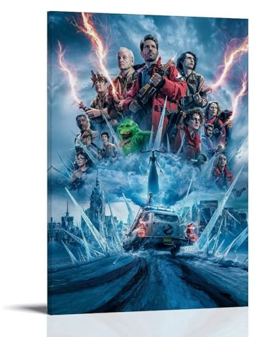 YAWRGJWRG Poster, Motiv: Ghostbusters Frozen Empire (2), dekoratives ästhetisches Leinwandposter, Wandkunst, Dekor, Wohnzimmer, modernes Familienschlafzimmer, Musik-Filmposter, 20 x 30 cm, Rahmenstil