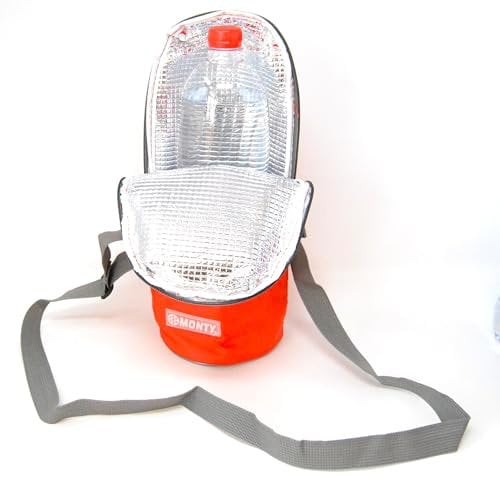 Bolsa Térmica con Correa para Botella de 1,5 litros, Rojo