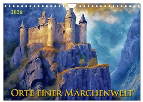 Orte einer Märchenwelt (Wandkalender 2026 DIN A4 quer), CALVENDO Monatskalender: Wanderung durchs Reich der Fantasie (CALVENDO Kunst)