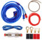 FUNOMOCYA 8ga 2000w Car Power Cord Amplifier Kit Power Amplifier Cable Automotive Wire Kit