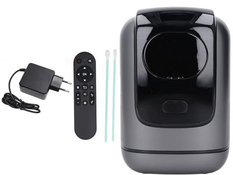 Projecteur Brilluxa, projecteur vidéo 4K LED LED avec ROM de 1 Go de RAM 32 Go et Support Pliable, projecteur Bluetooth sans Fil avec télécommande pour Le système Android 11