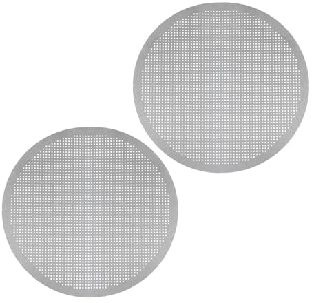 2 PCS Metal Coffee Filters, Reusable Metal Coffee Filters, Stainless Steel Disc Filter Set, Eco-Friendly Coffee Maker Accessories for Travel, Camping, Home, Gifts, Easy to Clean