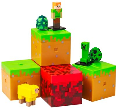 Minecraft Surprise Cube Capsule, Blind Pack, 7 cm Figur + Ei
