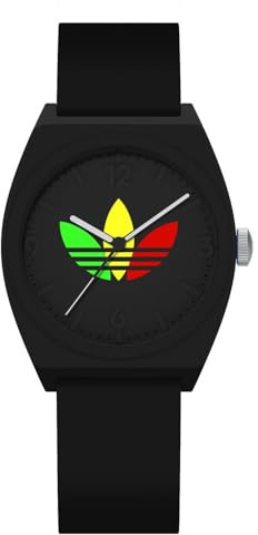 adidas AOST24071 Unisex-Armbanduhr, analog, Quarz, mit Silikonarmband