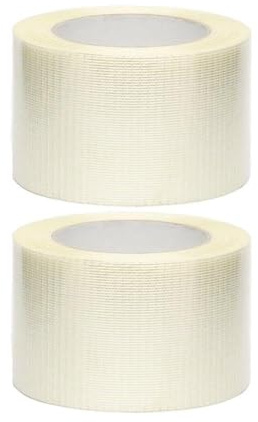 ReachMall Robustes Reparaturband für Wohnmobil-Markisen, 8,9 cm breit, Fiberglasverstärkt, starke Haftung, wasserdichter Flicken für Zelte, Bootsabdeckungen, Planen, Segel und Outdoor-Stoffe bei Regen