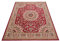 Carpeto Rugs Klassischer Orientteppich & Perserteppich mit Orientalisch Ornamente Mandala Muster Kurzflor in Beige Rot/TOP Preis - ÖKO TEX (70 x 130 cm)