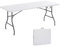 AREBOS Table de Buffet Pliante | 182 x 74 x 74 cm Résistante aux intempéries | Table de Jardin Table de fête Pliante pour Jardin Balcon | 8 Personnes | Blanc