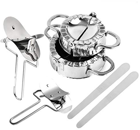 Ravioli Dumpling Maker Former - Edelstahl Knödel-Hersteller - Pierogie Ravioliformer Knödelform Tortellini Form Teigpresse Gebäck Werkzeug Stempel Klöße Former Teig Drücken Cutter Küche Gadgets #7