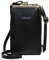 YIMENGYA Women Crossbody Phone Bag Ladies Wallet Small Soft PU Leather Cell Phone Purse Mini Shoulder Bag with Strap Card Slots (Black)