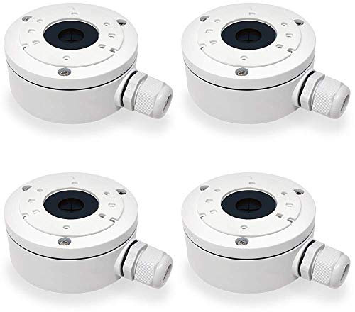 AmSecu DS-1280ZJ-XS Aluminiumhalterung für Hikvision DS-2CD2042WD-I Bullet-Kameras 2CD20xx Serie (4 Stück) (erneuert)